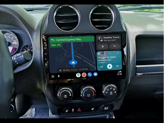 Магнітола для Jeep Compass MK Facelift (2011-2017) Андроїд CarPlay