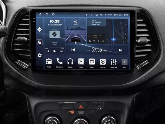 Магнітола для Jeep Compass MP (2017-2020) Андроїд CarPlay