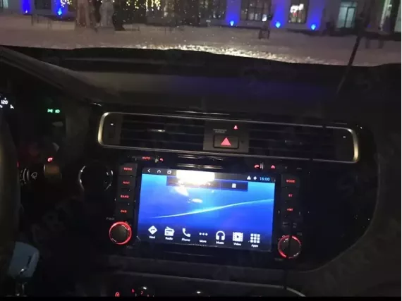 Магнитола для KIA Rio/K2 Facelift (2015-2017) - OEM стиль Андроид CarPlay