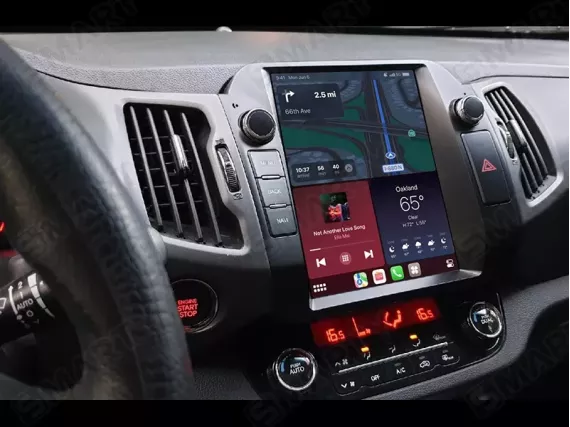 Магнитола для KIA Sportage 3 (2010-2015) Тесла Андроид CarPlay