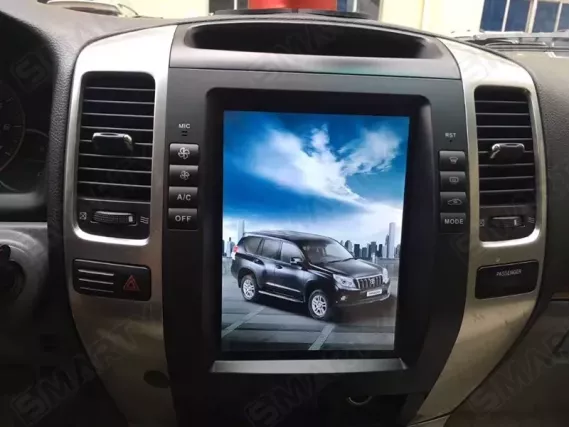 Магнитола для Toyota LC Prado 120 (2002-2009) Тесла - Snapdragon Андроид CarPlay