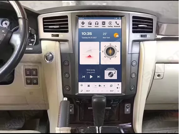 Магнитола для Lexus LX 570 (2007-2015) Тесла Андроид CarPlay