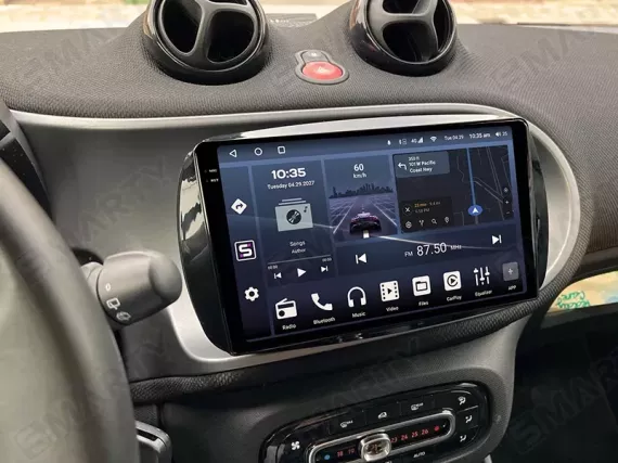 Магнітола для Smart для Fortwo C453/A453 (2014-2021) Андроїд CarPlay