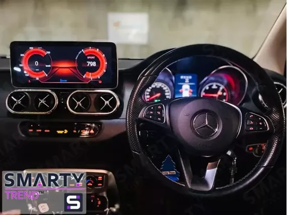 Магнитола для Mercedes-Benz X-Class W470 (2017-2020) - 12.3 дюйма Андроид CarPlay