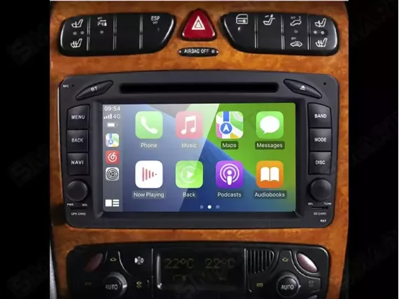 Магнітола для Mercedes-Benz CLK-Class W209 (2002-2005) - OEM стиль CarPlay