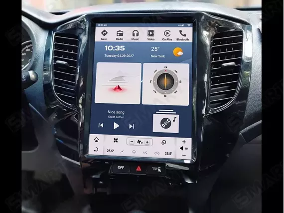 Магнитола для Mitsubishi L200/Triton (2015-2019) Тесла Андроид CarPlay