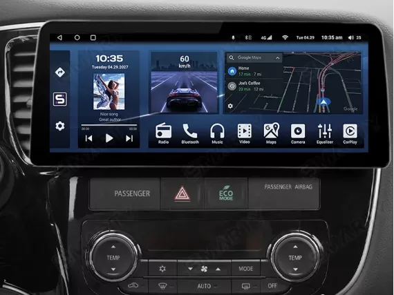 Магнитола для Mitsubishi Outlander 3 (2012-2018) - 12.3 in Андроид CarPlay