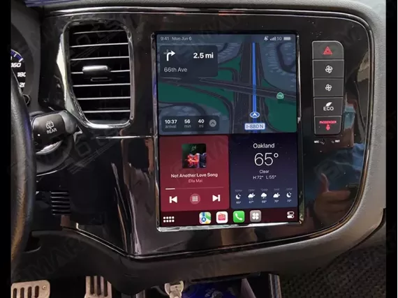 Магнитола для Mitsubishi Outlander 3 (2012-2018) Тесла Андроид CarPlay