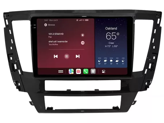 Магнитола для Mitsubishi Pajero Sport 3 Facelift (2019+) Андроид CarPlay