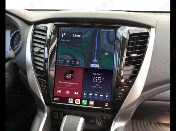 Магнитола для Mitsubishi Pajero Sport 3 Facelift (2019+) Тесла Андроид CarPlay