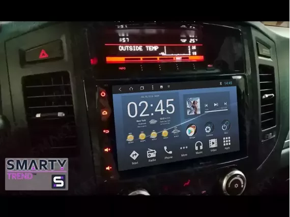 Магнітола для Mitsubishi Pajero Wagon 4 (2010-2021) - Full touch Андроїд CarPlay