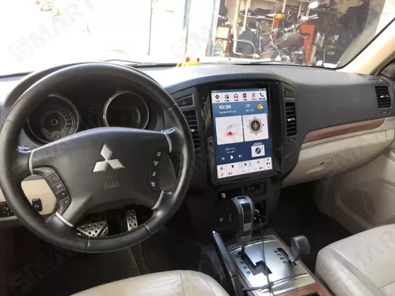 Магнітола для Mitsubishi Pajero Wagon (2012+) Тесла Андроїд CarPlay