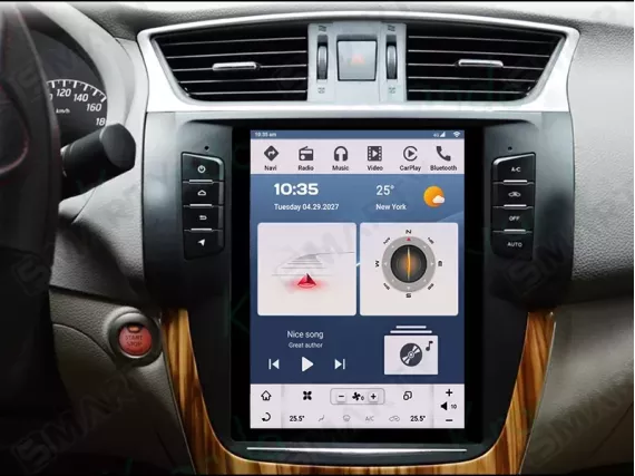 Магнитола для Nissan Sentra/Sylphy (2012-2019) Тесла Андроид CarPlay