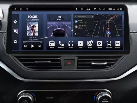 Магнитола для Nissan Teana / Altima 4 (2019+) - 12.3 дюйма Андроид CarPlay