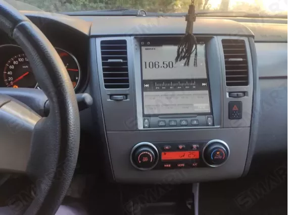 Магнитола для Nissan Tiida 1 Gen (2004-2013) Тесла Андроид CarPlay