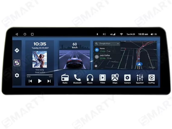 Магнітола для Citroen C5 2 (2008-2017) - 12.3 дюйми Андроїд CarPlay