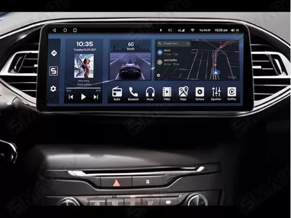 Магнитола для Peugeot 308 T9 (2013-2021) - 12.3 дюйма Андроид CarPlay