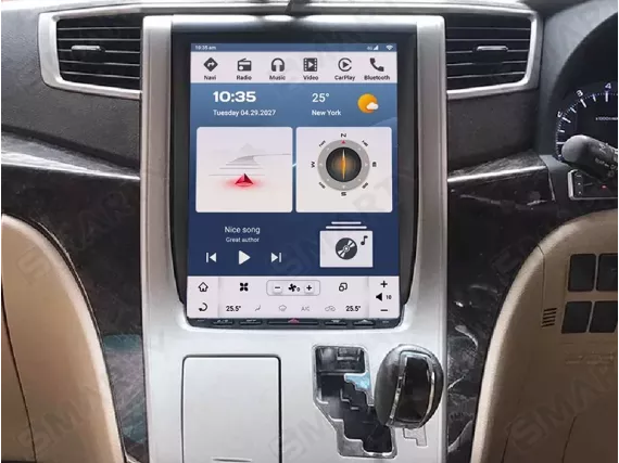 Магнітола для Toyota Alphard / Vellfire 2 (2008-2015) Тесла Андроїд CarPlay