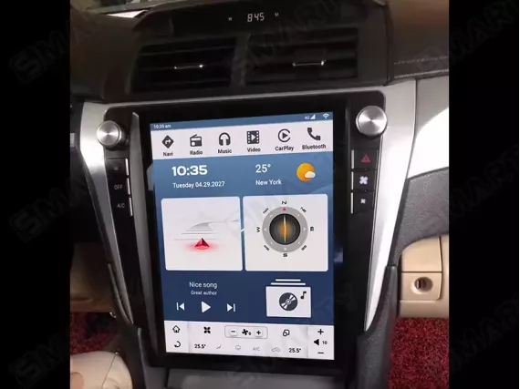 Магнитола для Toyota Camry XV50/55 Facelift (2014-2018) Тесла Андроид CarPlay