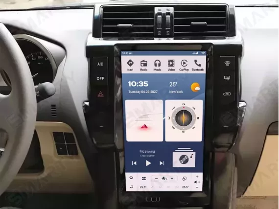 Магнітола для Toyota LC Prado 150 (2013-2017) Тесла - 13.6 дюйми CarPlay