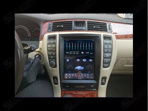 Магнитола для Toyota Crown S180 (2003-2008) Тесла Андроид CarPlay