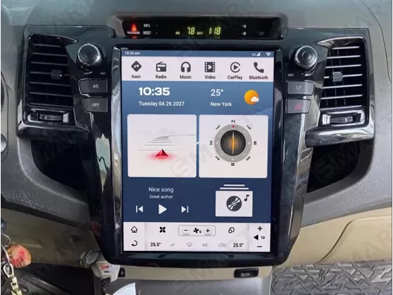 Магнітола для Toyota Hilux (2004-2016) Тесла Андроїд CarPlay