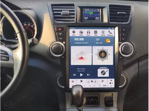 Магнітола для Toyota Highlander XU70 (2019+) Тесла Андроїд CarPlay