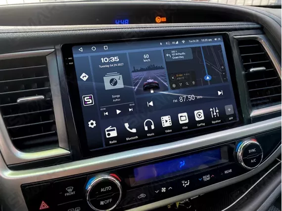 Магнитола для Toyota Highlander XU50 (2013-2019) Андроид CarPlay