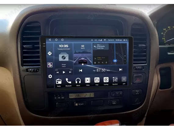 Магнітола для Toyota Land Cruiser 100 High (1998-2002) Андроїд CarPlay