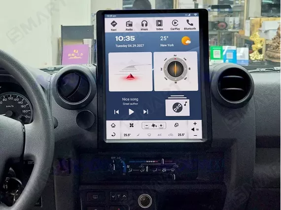Магнітола для Toyota Land Cruiser 70 (2007+) Тесла Андроїд CarPlay