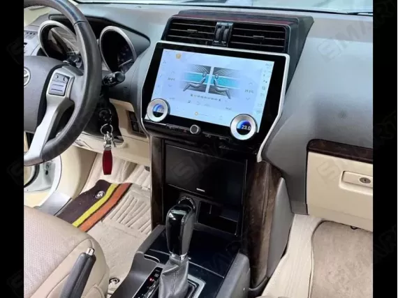 Магнитола для Toyota LC Prado 150  (2009-2013) - AC control Андроид CarPlay