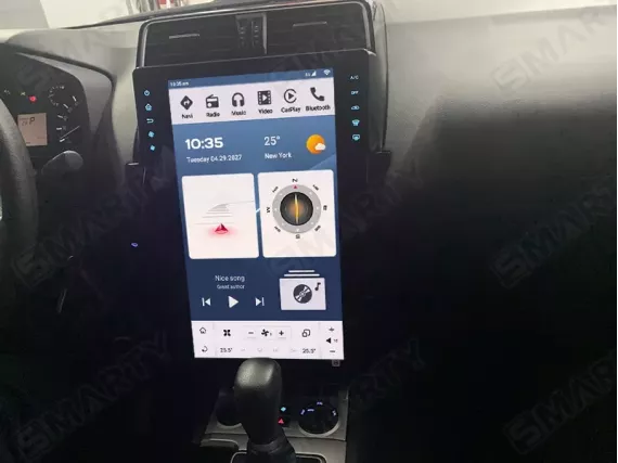 Магнитола для Toyota LC Prado 150  (2017-2023) Тесла Андроид CarPlay