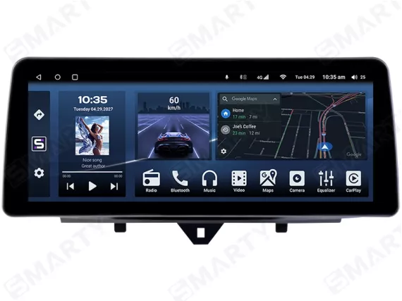 Магнітола для Smart для two A451/C451 Facelift 2012-2015 - 12.3 in Андроїд CarPlay