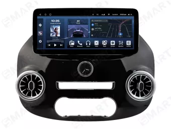 Магнитола для Mercedes Vito W447 2014+ Glare frame - 12.3 Glossy Андроид CarPlay