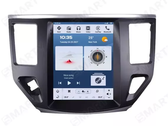 Магнитола для Nissan Pathfinder R52 (2012-2021) Тесла Андроид CarPlay