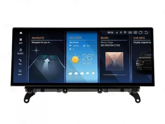Магнітола для BMW X3 F25/X4 F26 (2010-2018) - 12.3" Андроїд CarPlay