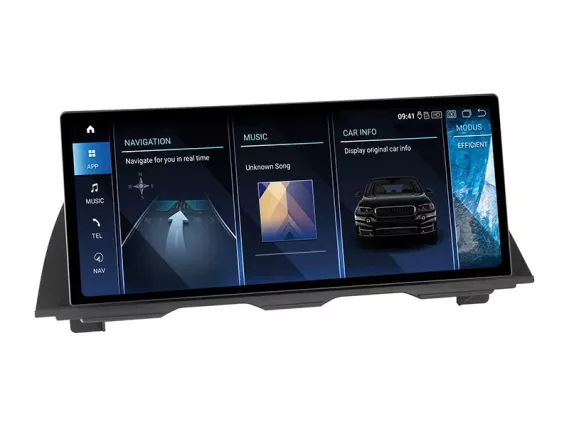Магнитола для BMW 5 F10/F11, M5 (2010-2017) - 12.3" Андроид CarPlay