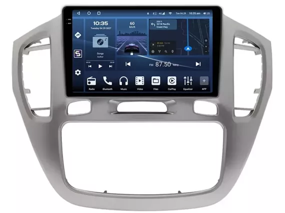 Автомагнітола Toyota Highlander/Kluger 2000-2008 Android Apple CarPlay
