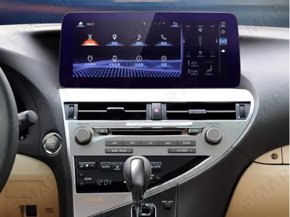 Магнитола для Lexus RX 3 Gen 270/350/450 (2009-2015) CarPlay - 12.3 in