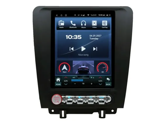 Ford Mustang (2009-2014) Тесла Андроид CarPlay