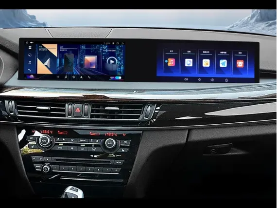 Магнітола BMW X5/X6 E70/E71 2007-2014 - Андроїд CarPlay 10.25+10.25