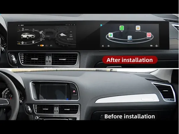 Магнітола для Audi Q5 (2008-2016) - 10.25+10.25 дюйми Андроїд CarPlay