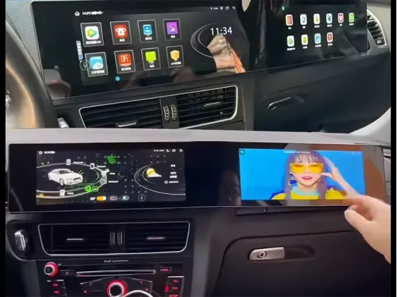 Магнітола для Audi Q5 (2008-2016) - 10.25+10.25 дюйми Андроїд CarPlay