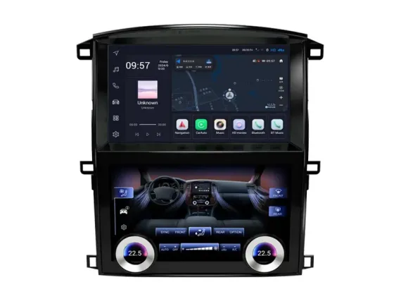 Магнитола для Toyota LC 100 (2002-2007) - Андроид CarPlay