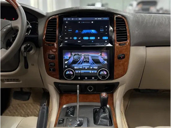 Магнитола для Toyota LC 100 (2002-2007) - Андроид CarPlay