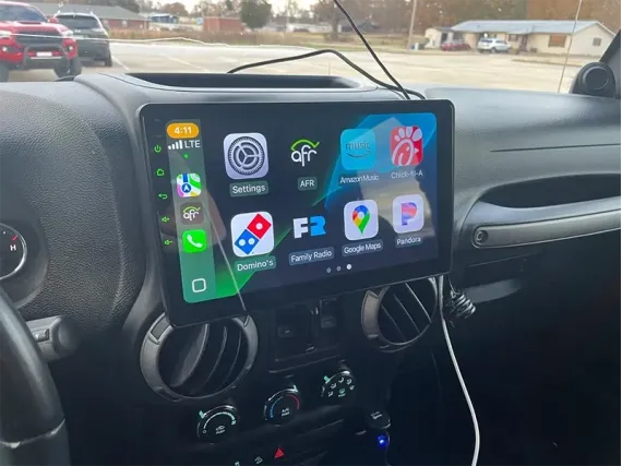Магнитола для Jeep Wrangler (2010-2017) 10-inch Андроид CarPlay