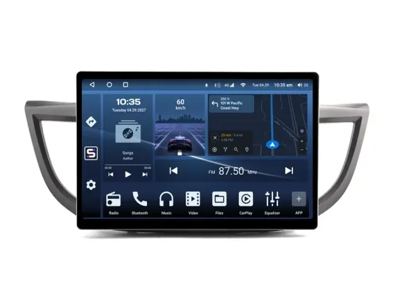 Магнитола для Honda CR-V 4 (2012-2017) Андроид CarPlay 12.5"