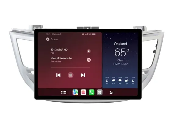 Магнітола для Hyundai Tucson 3 Gen TL 2015-2018 Андроїд CarPlay 12.5"