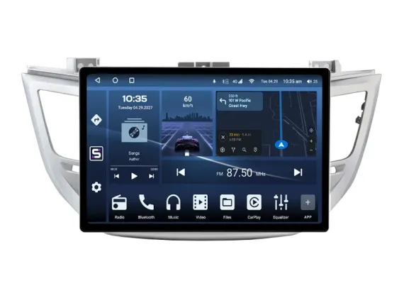 Магнітола для Hyundai Tucson 3 Gen TL 2015-2018 Андроїд CarPlay 12.5"