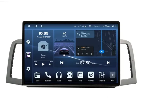 Магнитола для Jeep Grand Cherokee WK (2004-2010) Андроид CarPlay 12.5"